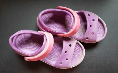 rosa Kinderschuhe